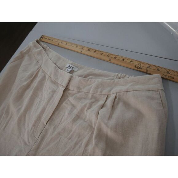 Bar III Women's Plus Size Textured Wide-Leg Cropped Pants flax 20W - Picture 5 of 10